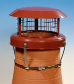 Solid Fuel Birdguard / Rain Cap for woodburning stoves